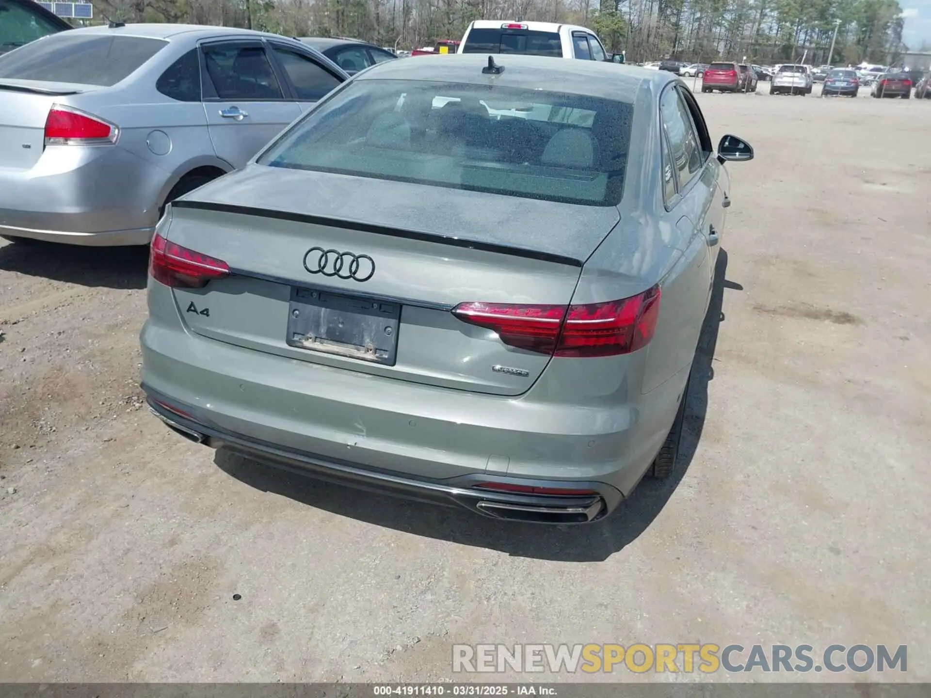 4 fotografías del automóvil dañado WAUFAAF41PA053797 AUDI A4 2023