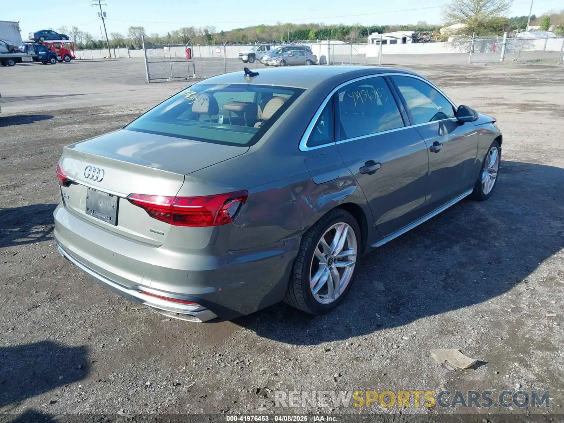4 fotografías del automóvil dañado WAUFABF43PN008858 AUDI A4 2023