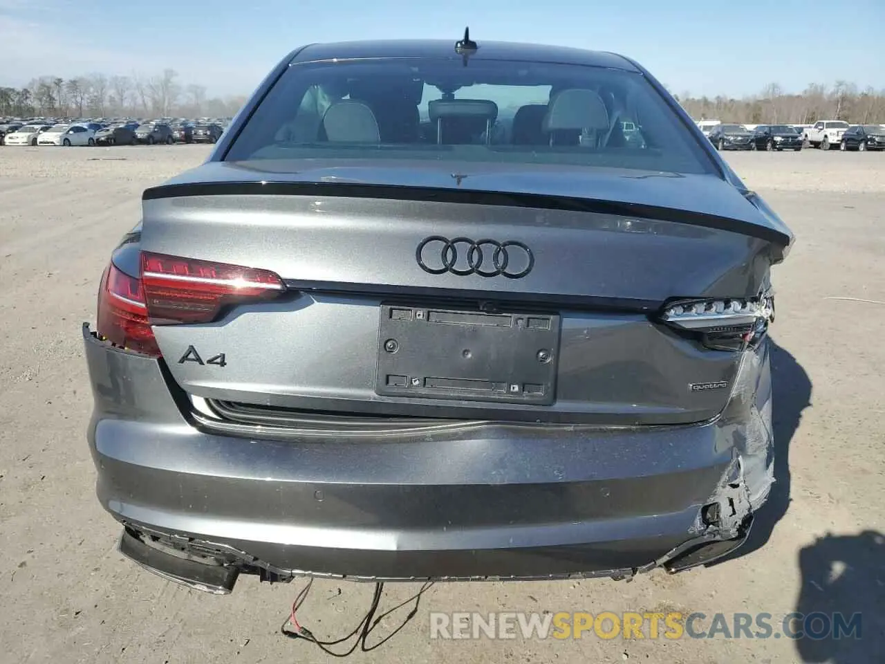 6 fotografías del automóvil dañado WAUFABF49PA004644 AUDI A4 2023
