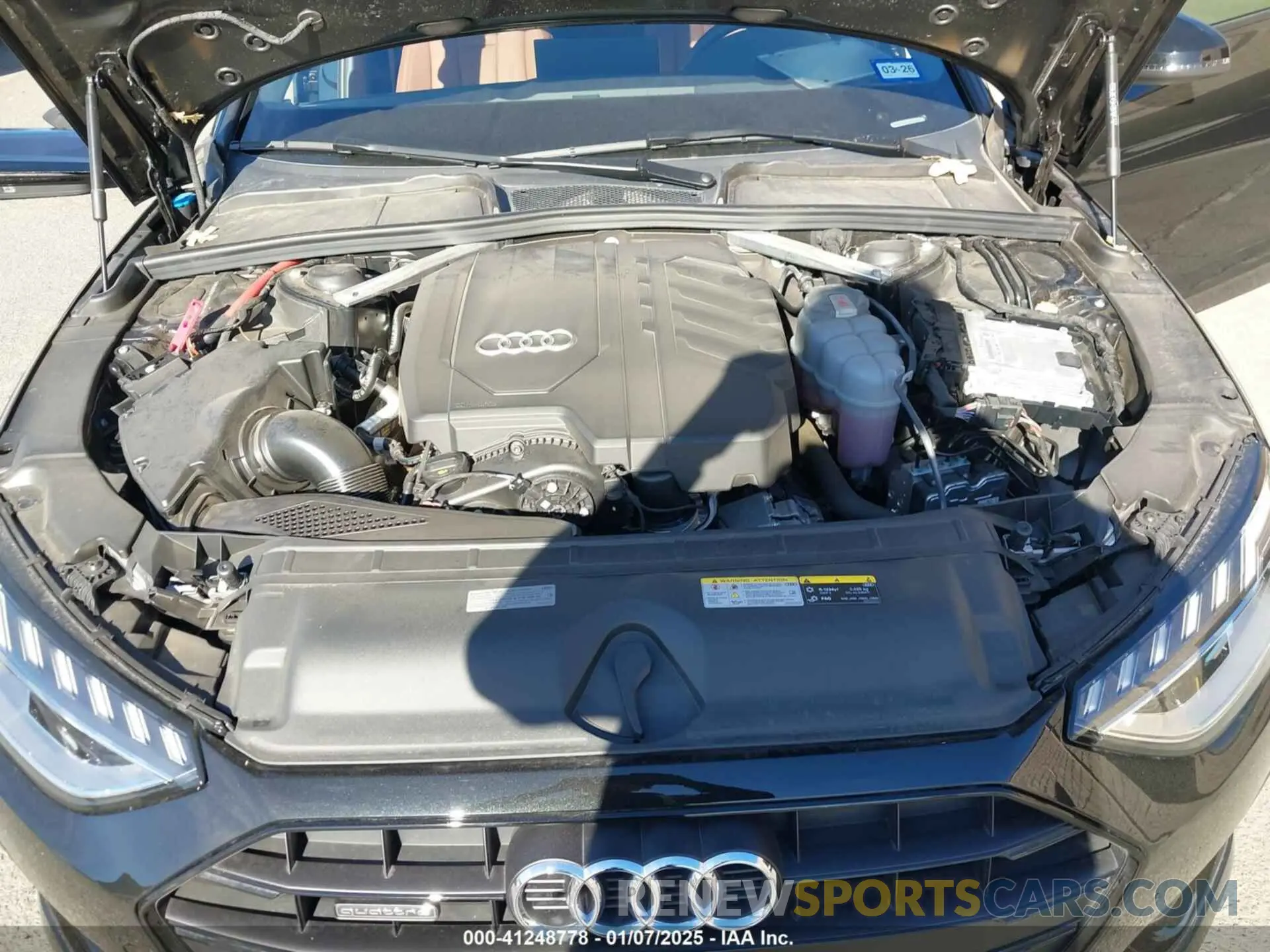 10 fotografías del automóvil dañado WAUBBAF49RN010199 AUDI A4 2024