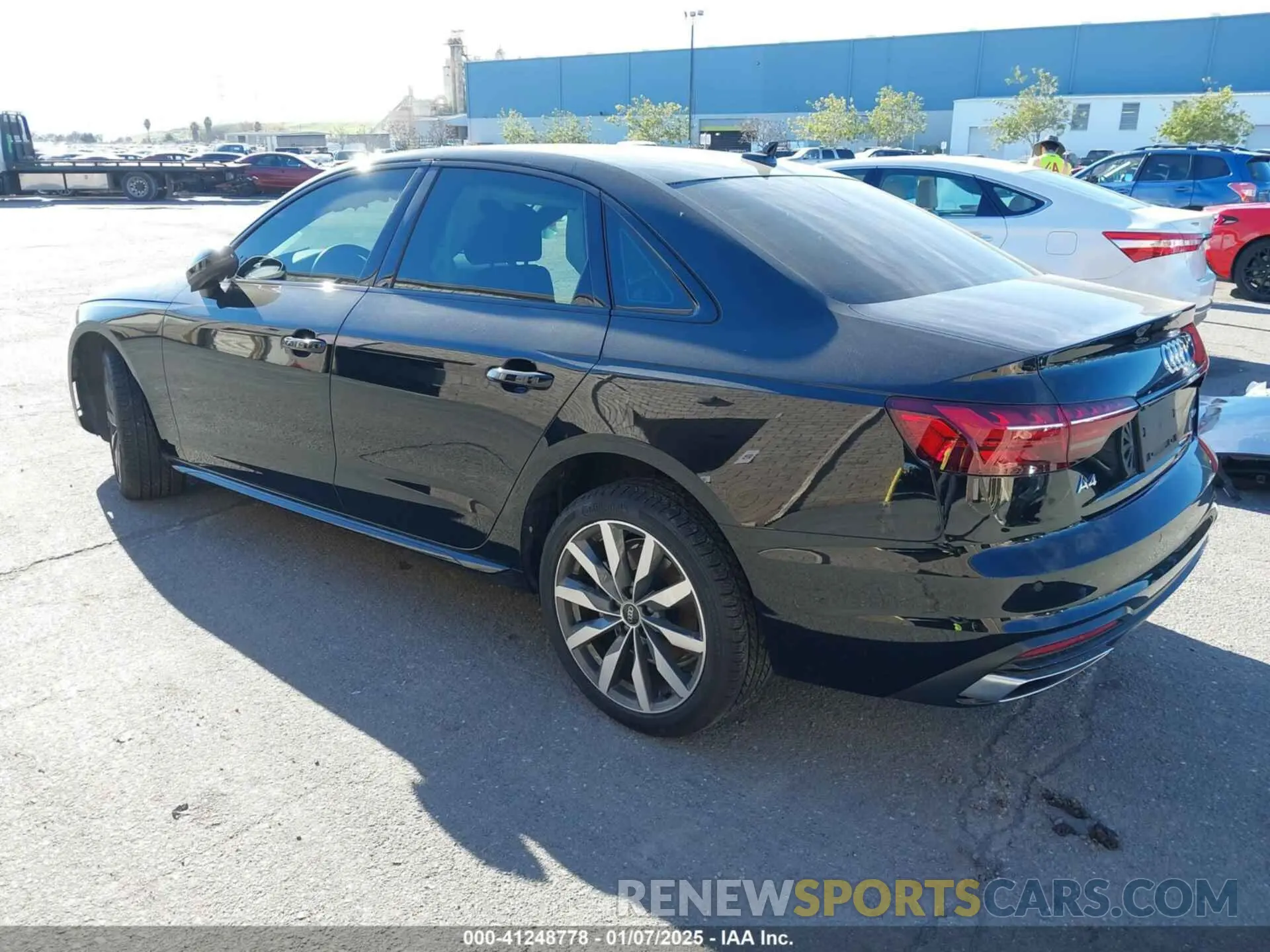3 fotografías del automóvil dañado WAUBBAF49RN010199 AUDI A4 2024