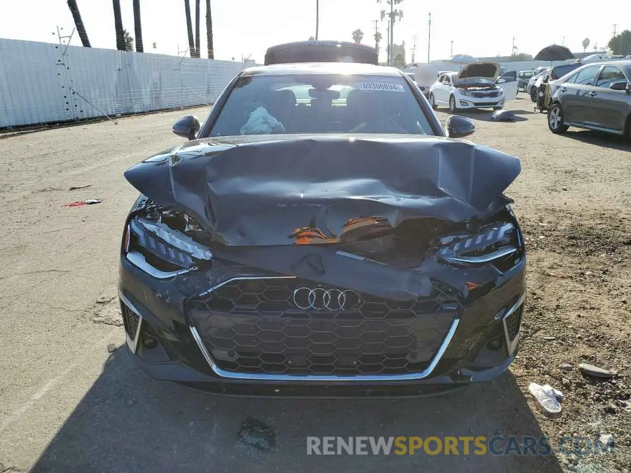 5 fotografías del automóvil dañado WAUDAAF45RN005254 AUDI A4 2024