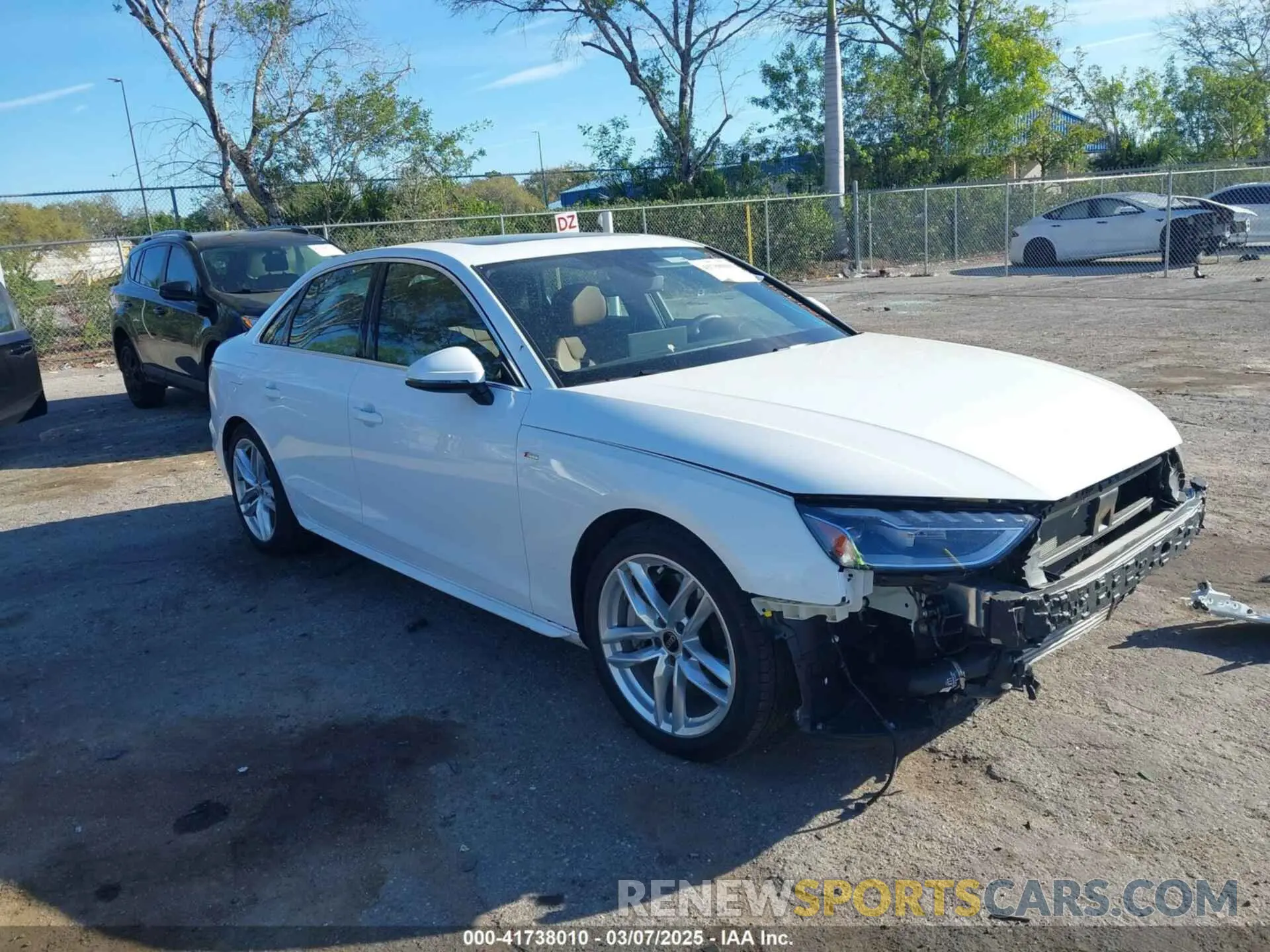 1 fotografías del automóvil dañado WAUDAAF49RN001904 AUDI A4 2024