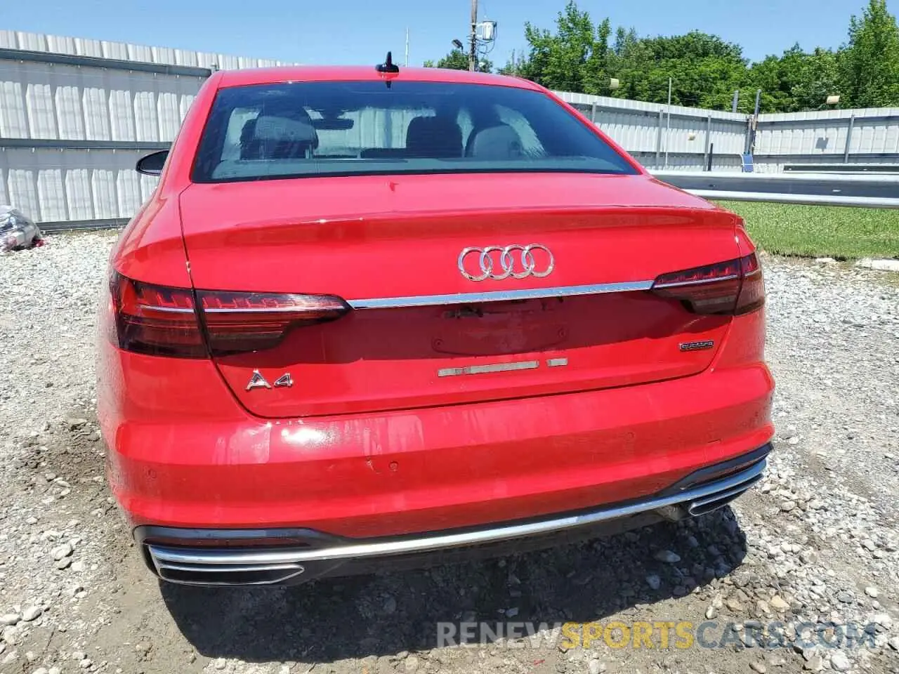 6 fotografías del automóvil dañado WAUEAAF41RN006180 AUDI A4 2024