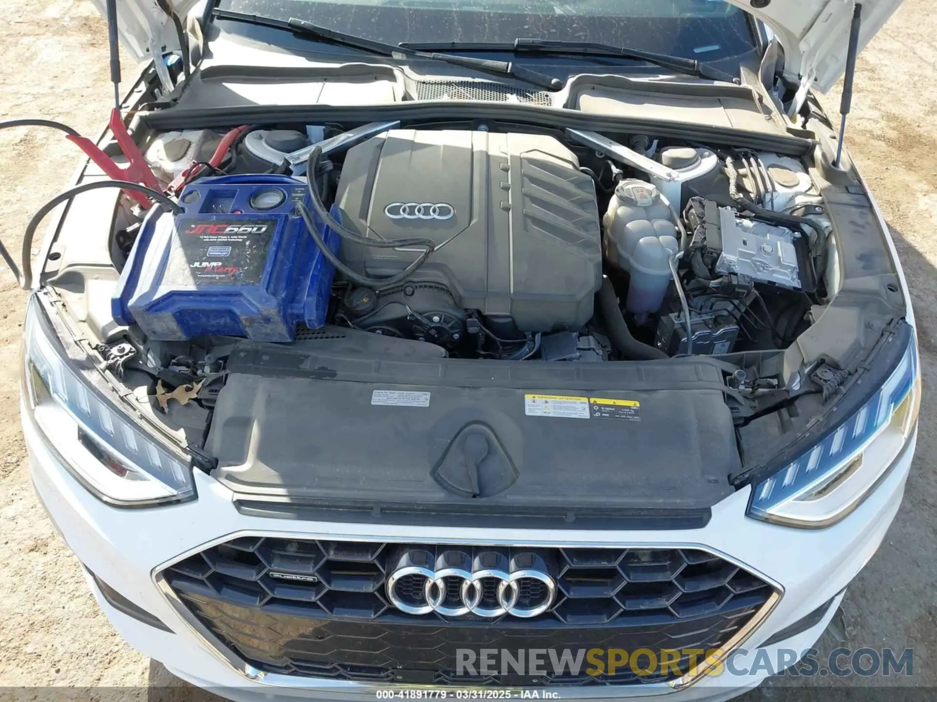 10 fotografías del automóvil dañado WAUEAAF41RN010407 AUDI A4 2024