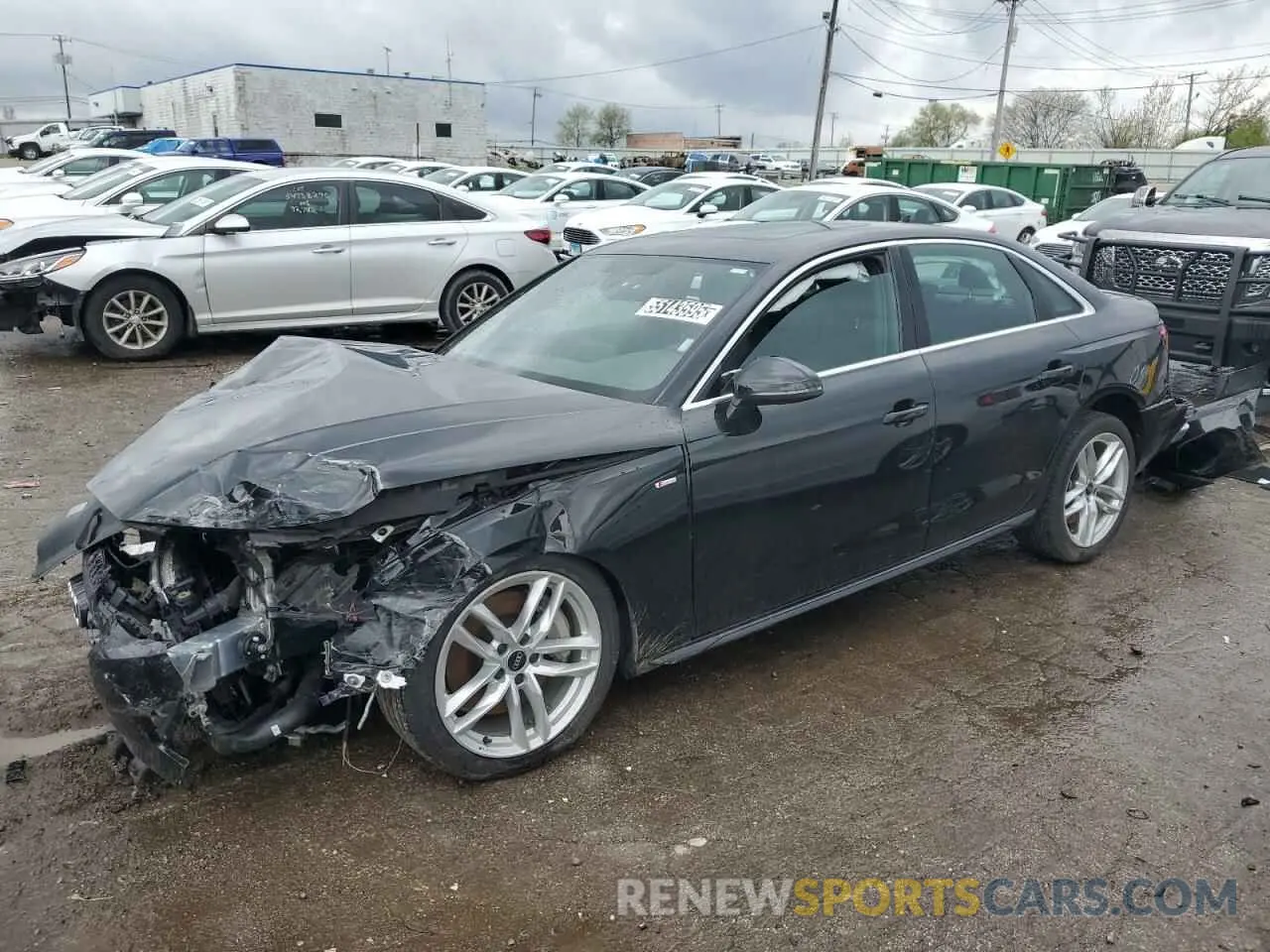 1 fotografías del automóvil dañado WAUEAAF41RN013193 AUDI A4 2024