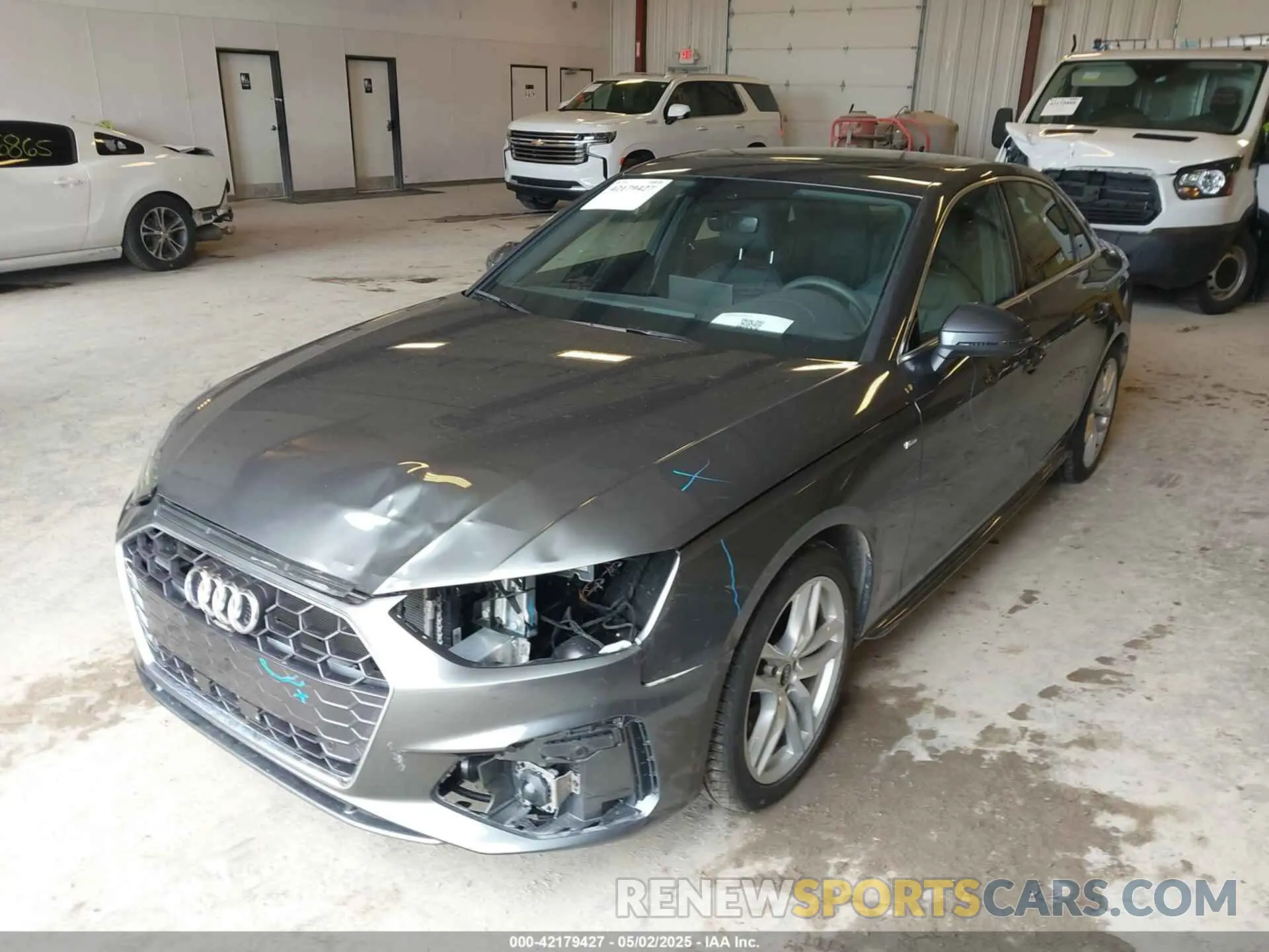 6 fotografías del automóvil dañado WAUEAAF42RN018774 AUDI A4 2024