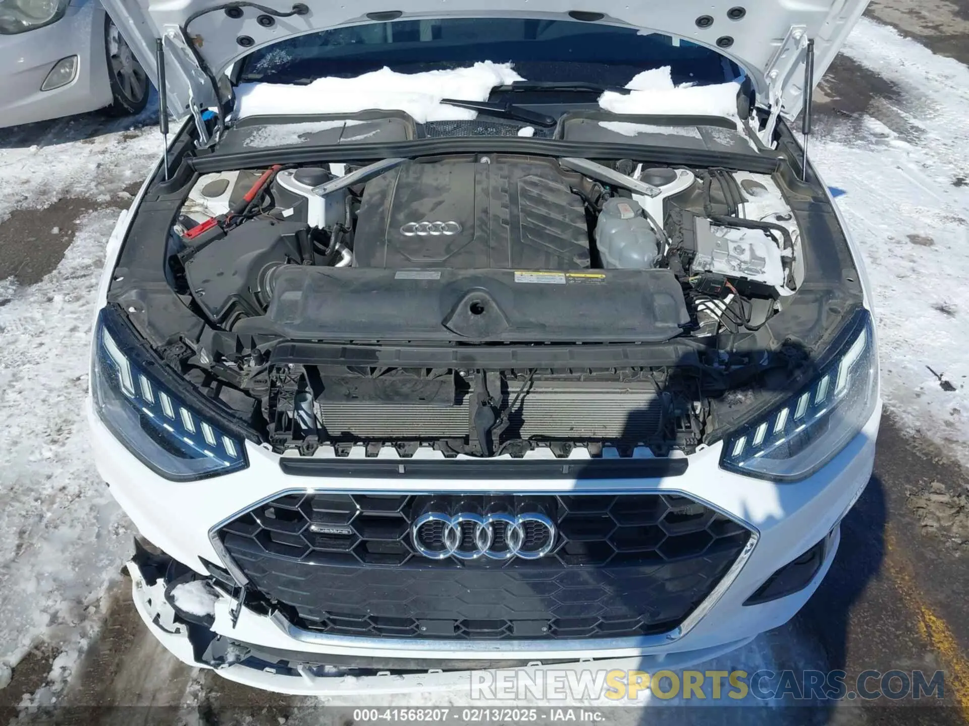 10 fotografías del automóvil dañado WAUEAAF44RN006061 AUDI A4 2024