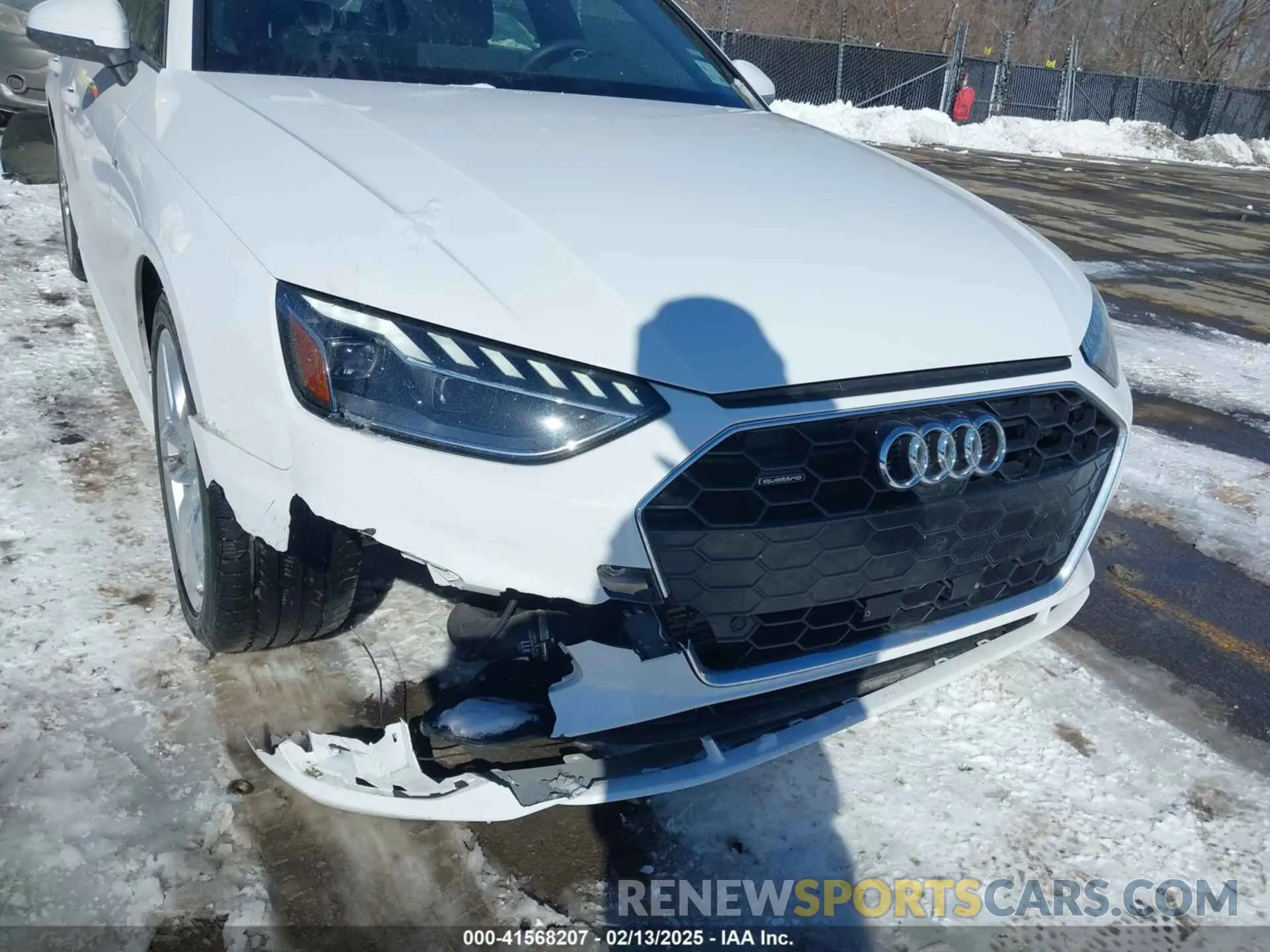 6 fotografías del automóvil dañado WAUEAAF44RN006061 AUDI A4 2024