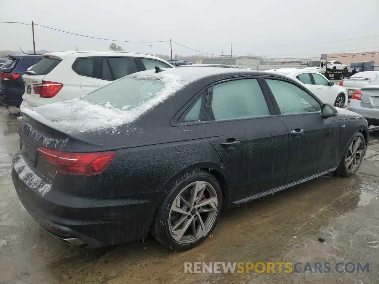 3 fotografías del automóvil dañado WAUEAAF45RN017540 AUDI A4 2024