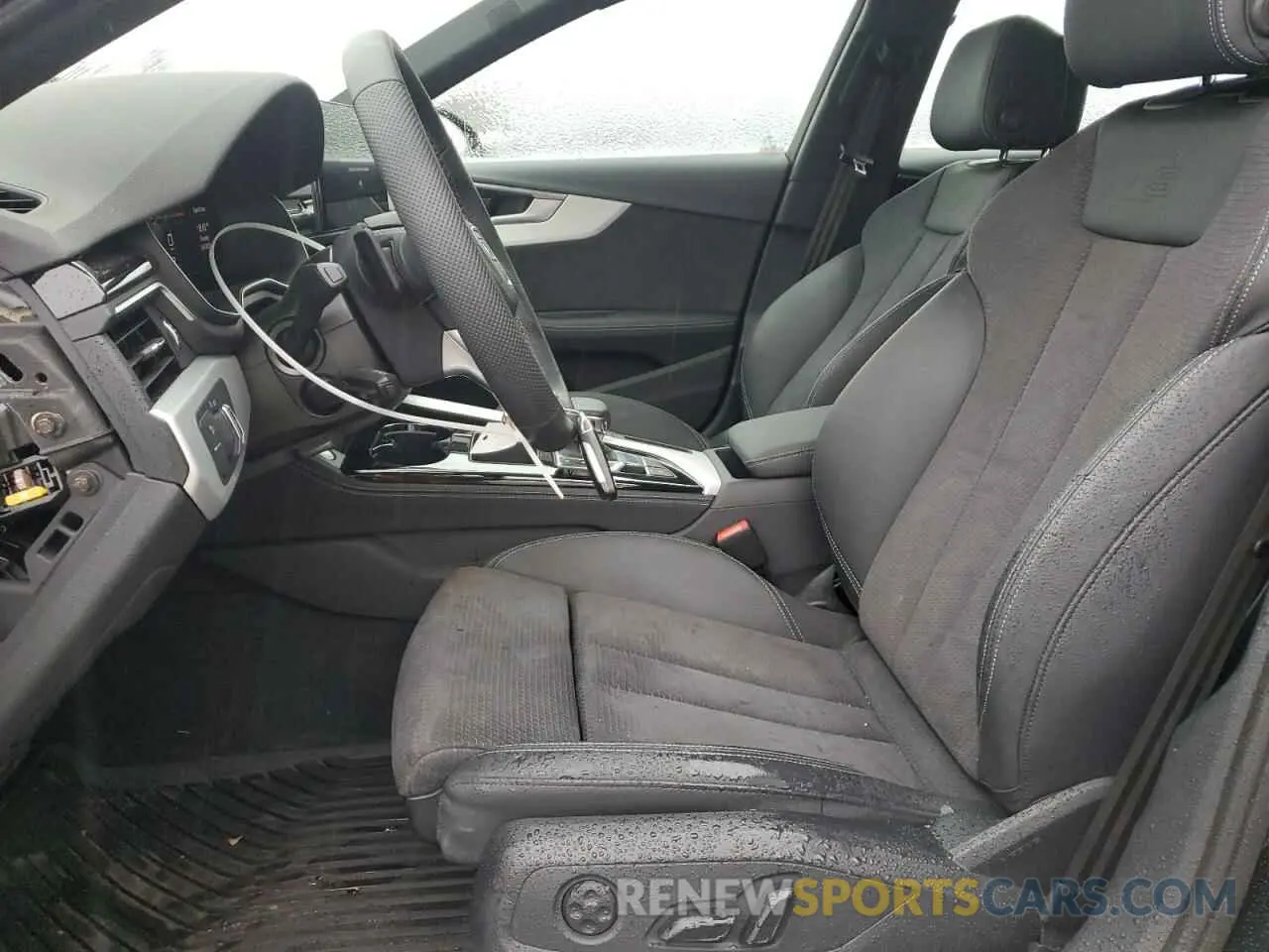 7 fotografías del automóvil dañado WAUEAAF45RN017540 AUDI A4 2024