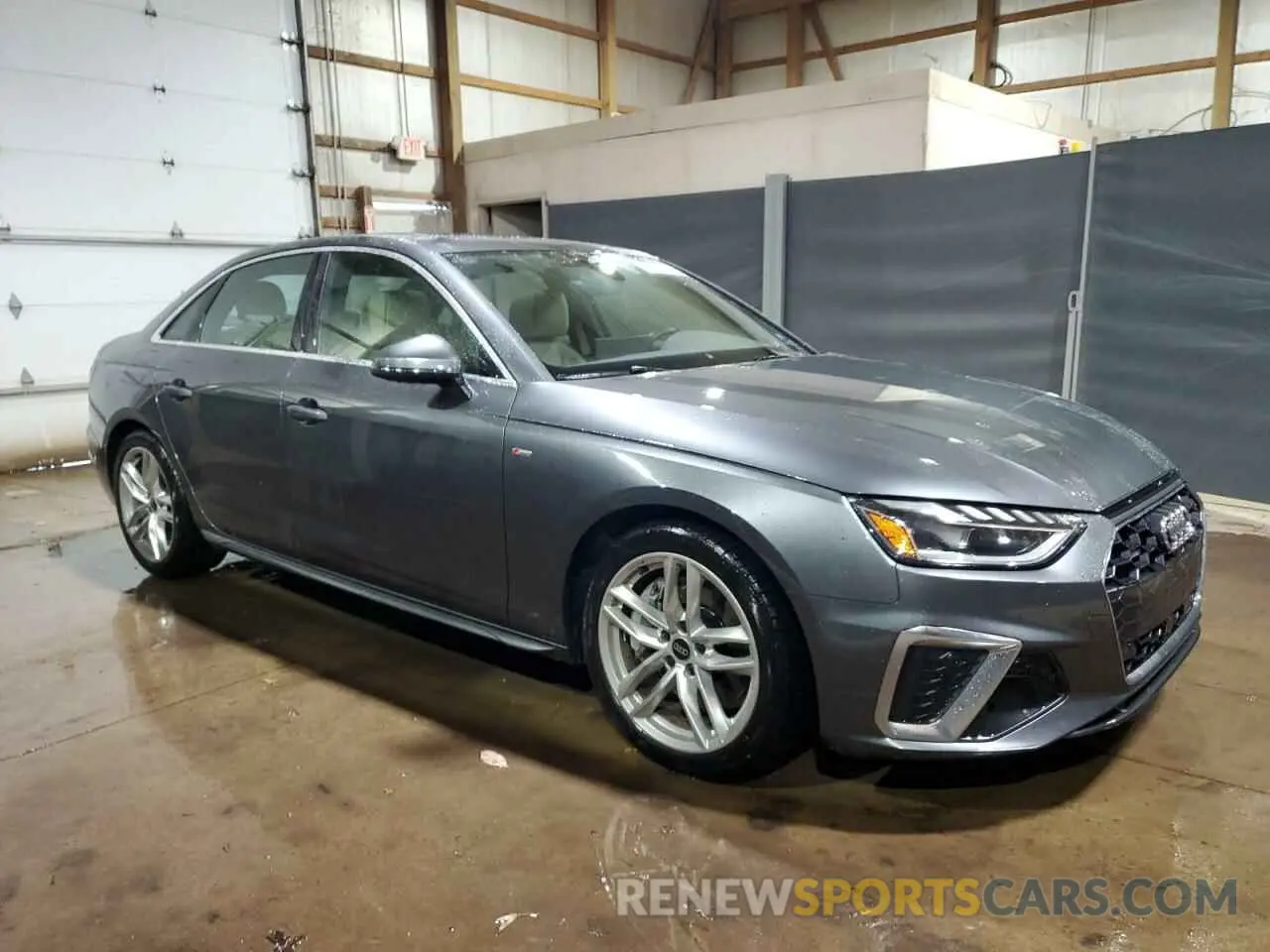 4 fotografías del automóvil dañado WAUEAAF47RA053348 AUDI A4 2024