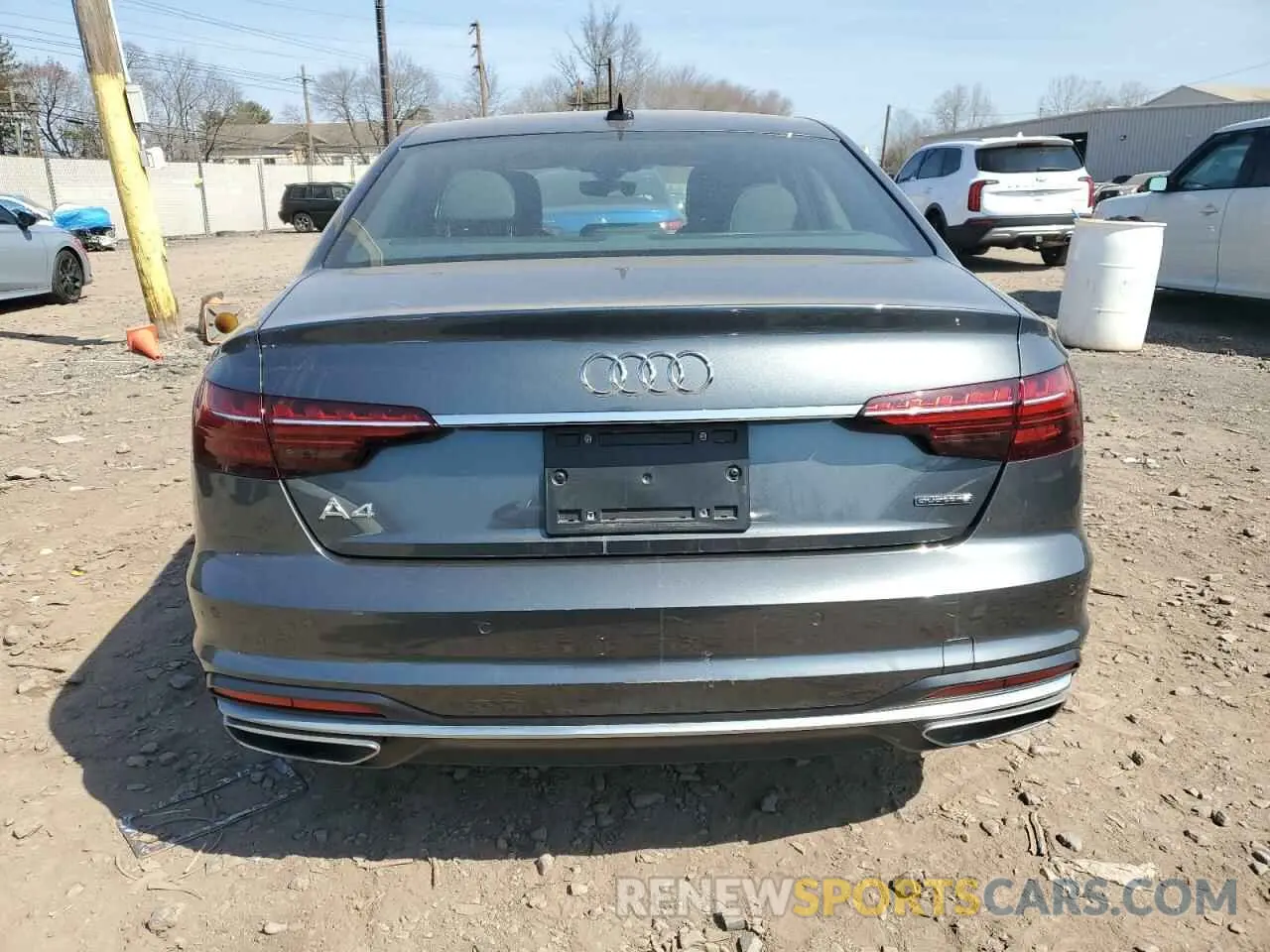 6 fotografías del automóvil dañado WAUEAAF47RN003591 AUDI A4 2024