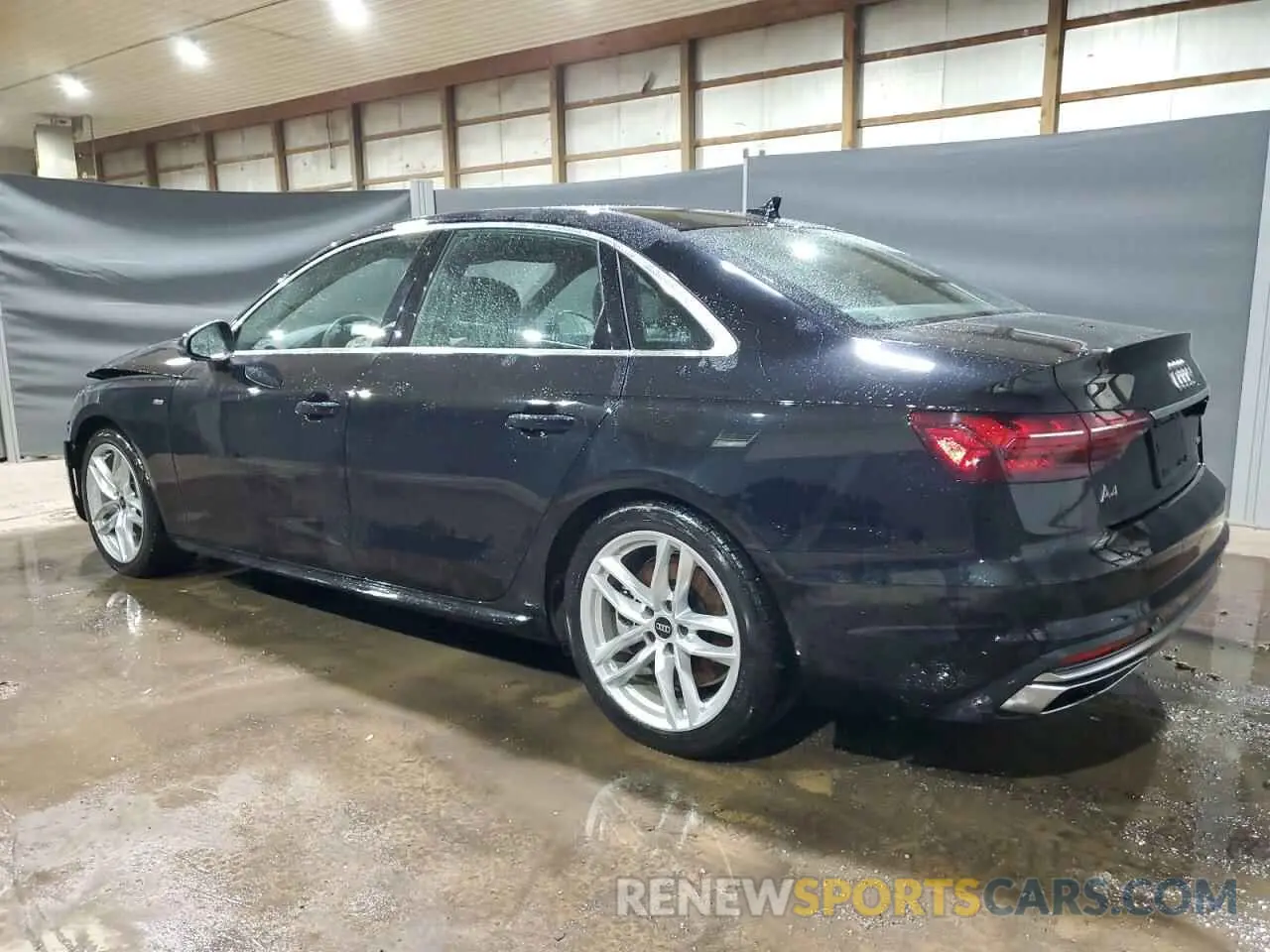 2 fotografías del automóvil dañado WAUEAAF48RN008976 AUDI A4 2024