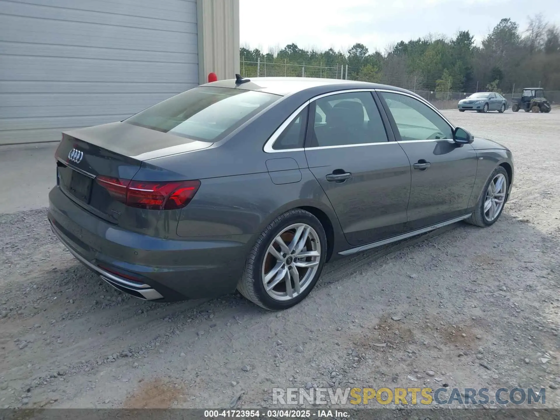 4 fotografías del automóvil dañado WAUEAAF49RN006282 AUDI A4 2024