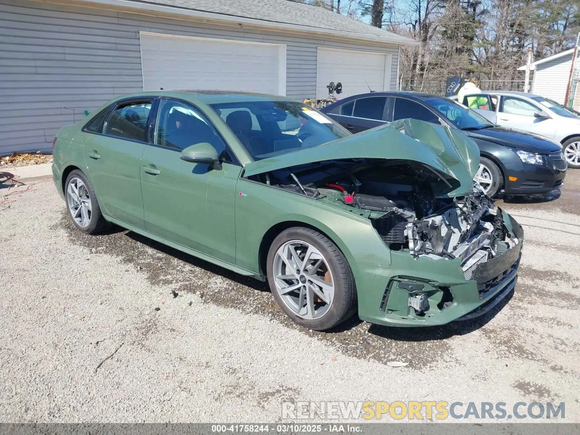1 fotografías del automóvil dañado WAUEAAF48SN000964 AUDI A4 2025