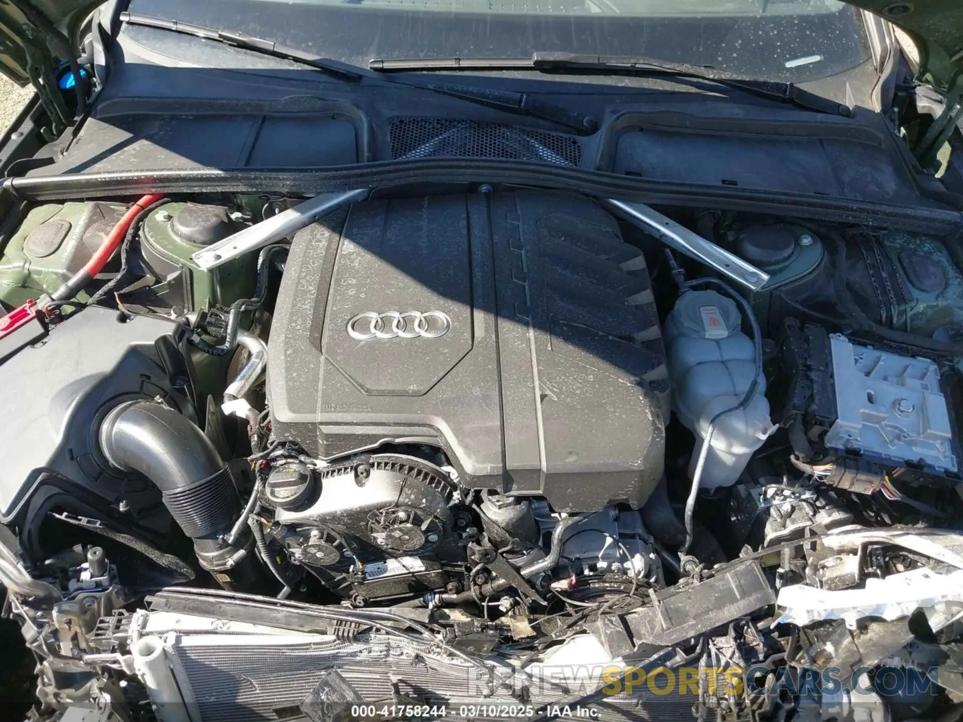 10 fotografías del automóvil dañado WAUEAAF48SN000964 AUDI A4 2025