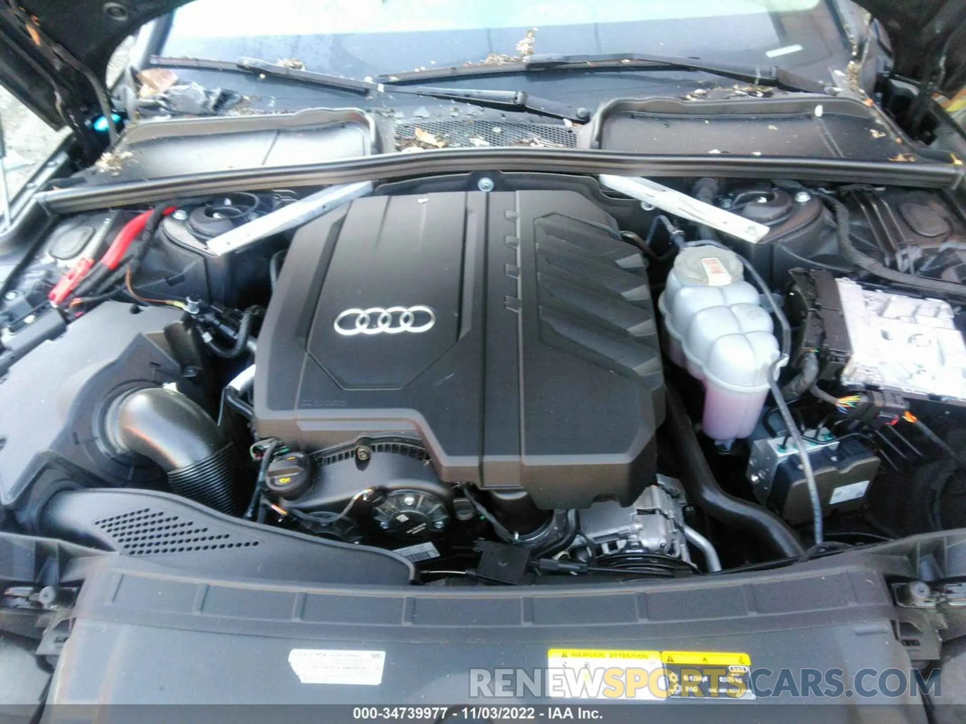 10 fotografías del automóvil dañado WA18AAF40MA047703 AUDI A4 ALLROAD 2021