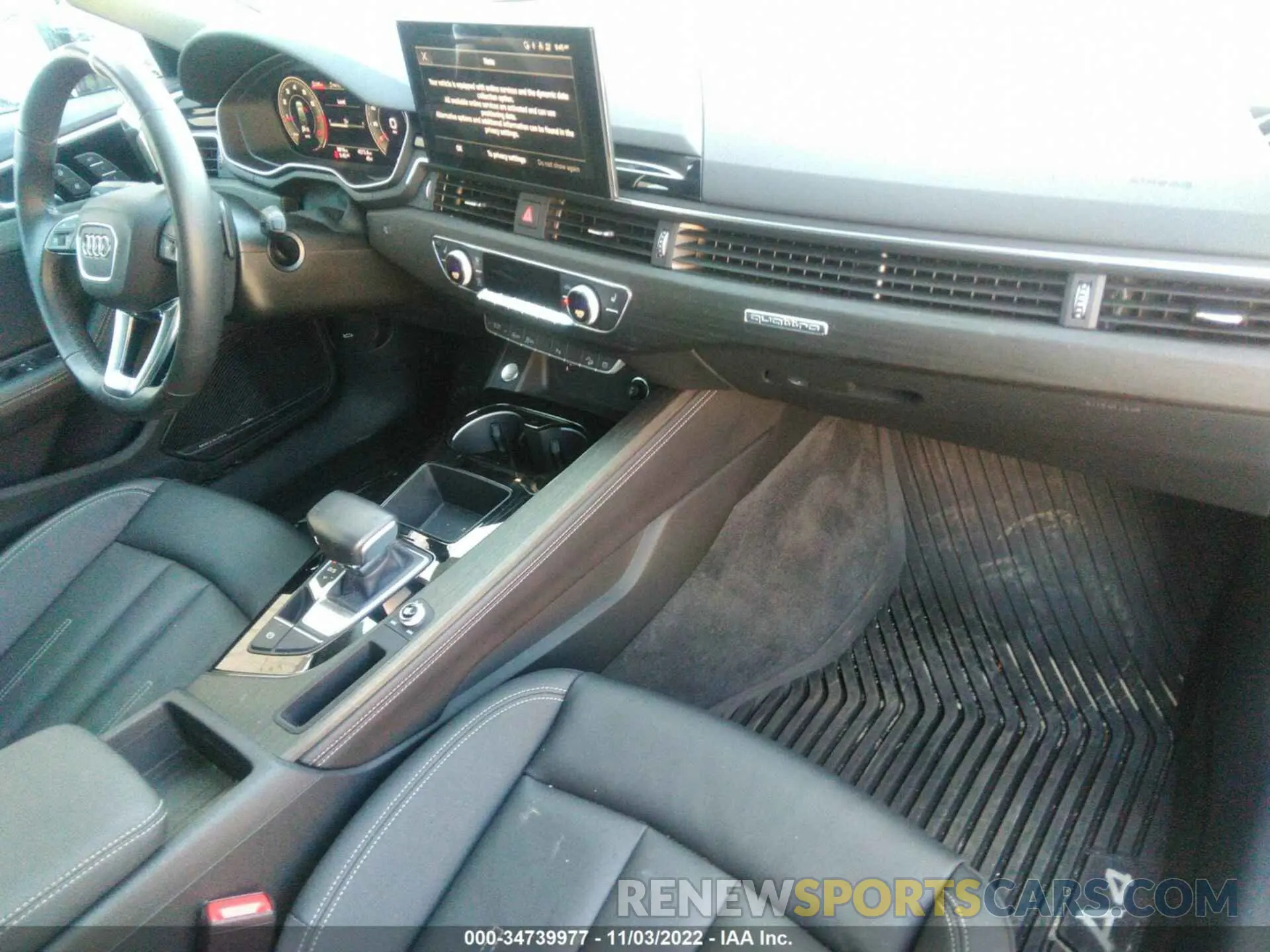 5 fotografías del automóvil dañado WA18AAF40MA047703 AUDI A4 ALLROAD 2021
