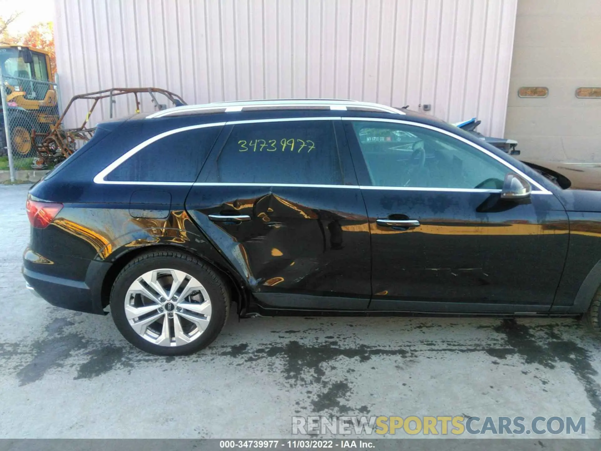 6 fotografías del automóvil dañado WA18AAF40MA047703 AUDI A4 ALLROAD 2021