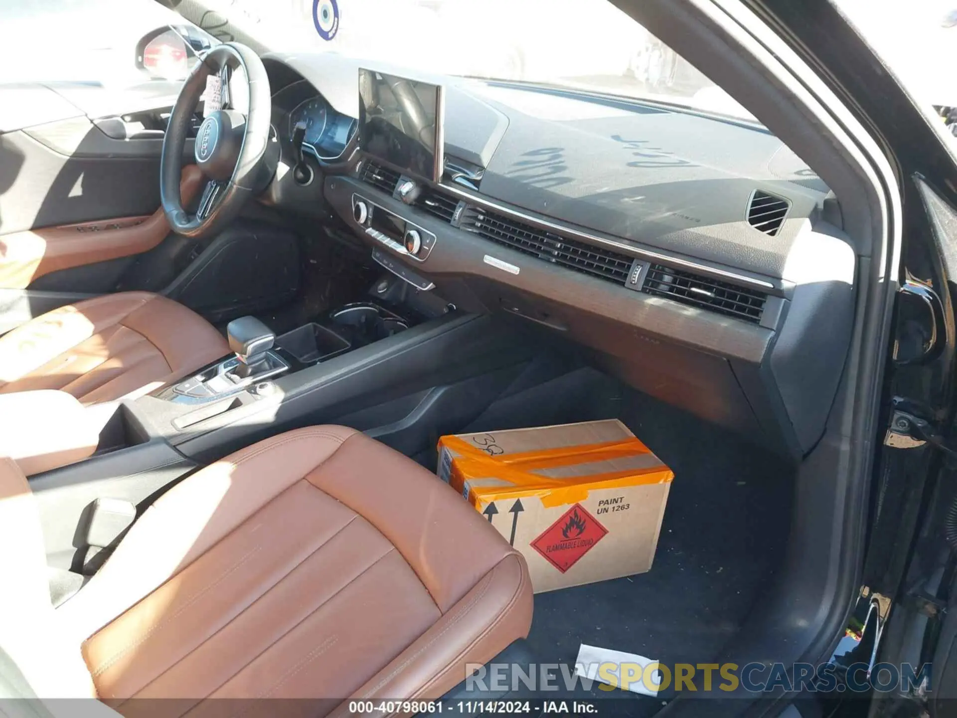 5 fotografías del automóvil dañado WAUABAF41MA043192 AUDI A4 SEDAN 2021