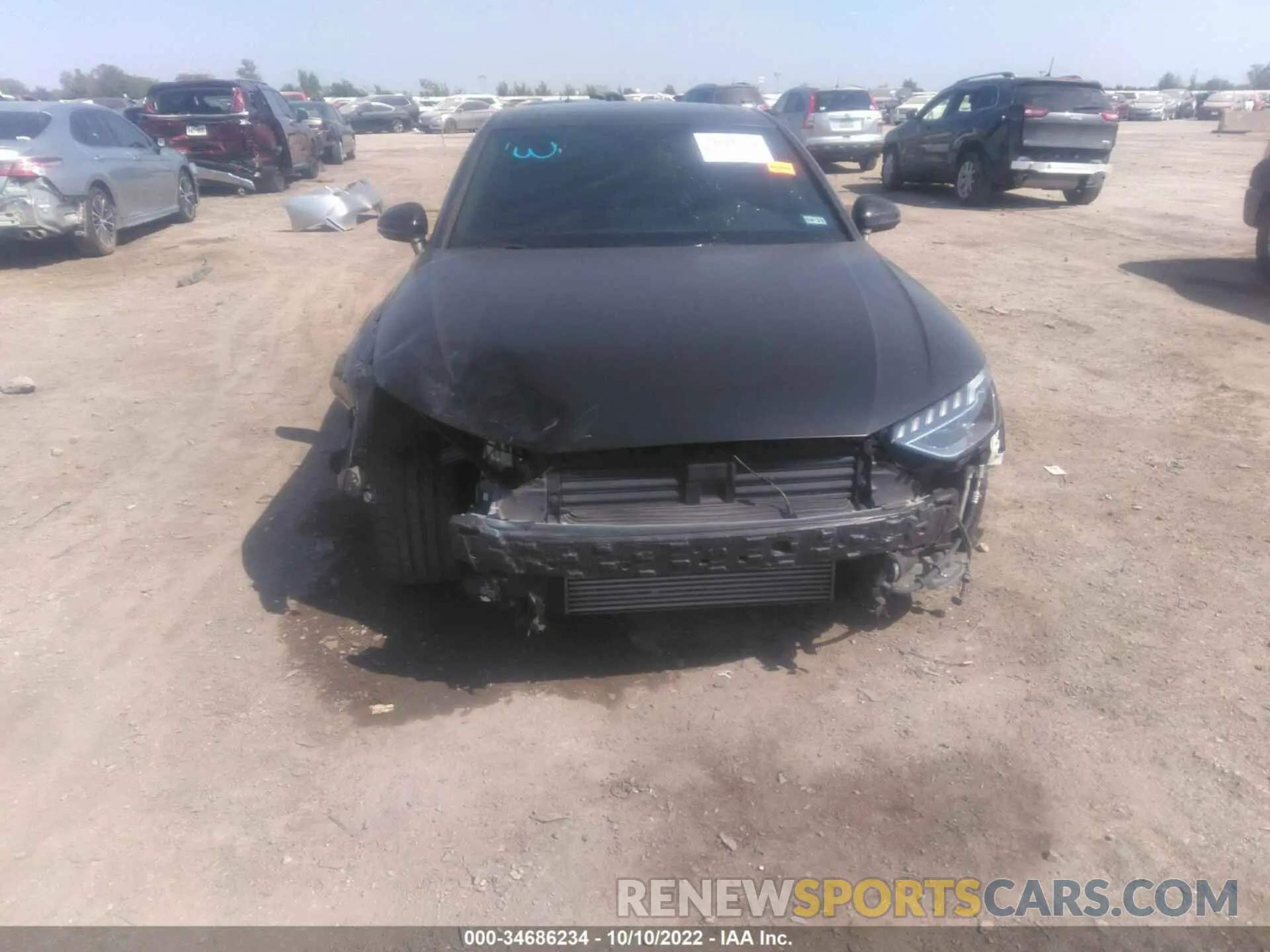 6 fotografías del automóvil dañado WAUEAAF41MA040619 AUDI A4 SEDAN 2021