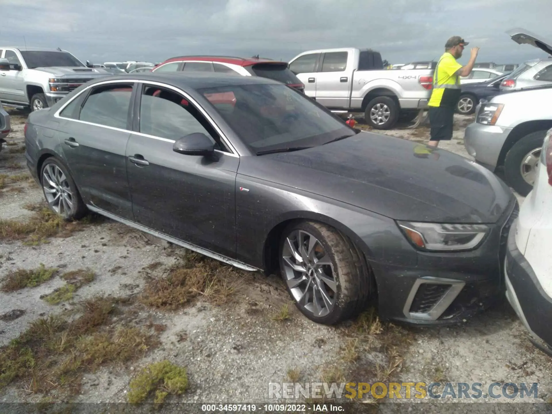1 fotografías del automóvil dañado WAUEAAF48MN005553 AUDI A4 SEDAN 2021