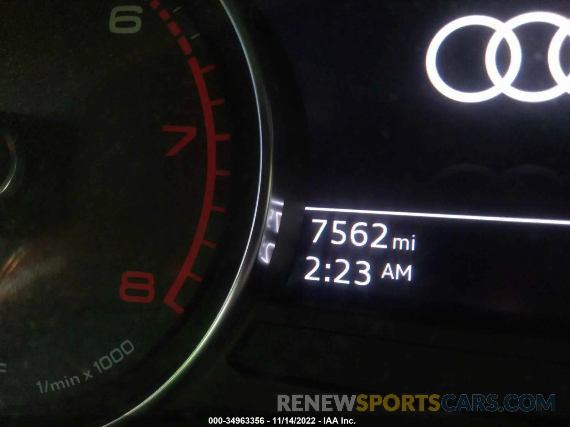 7 fotografías del automóvil dañado WAUABAF46NN000574 AUDI A4 SEDAN 2022