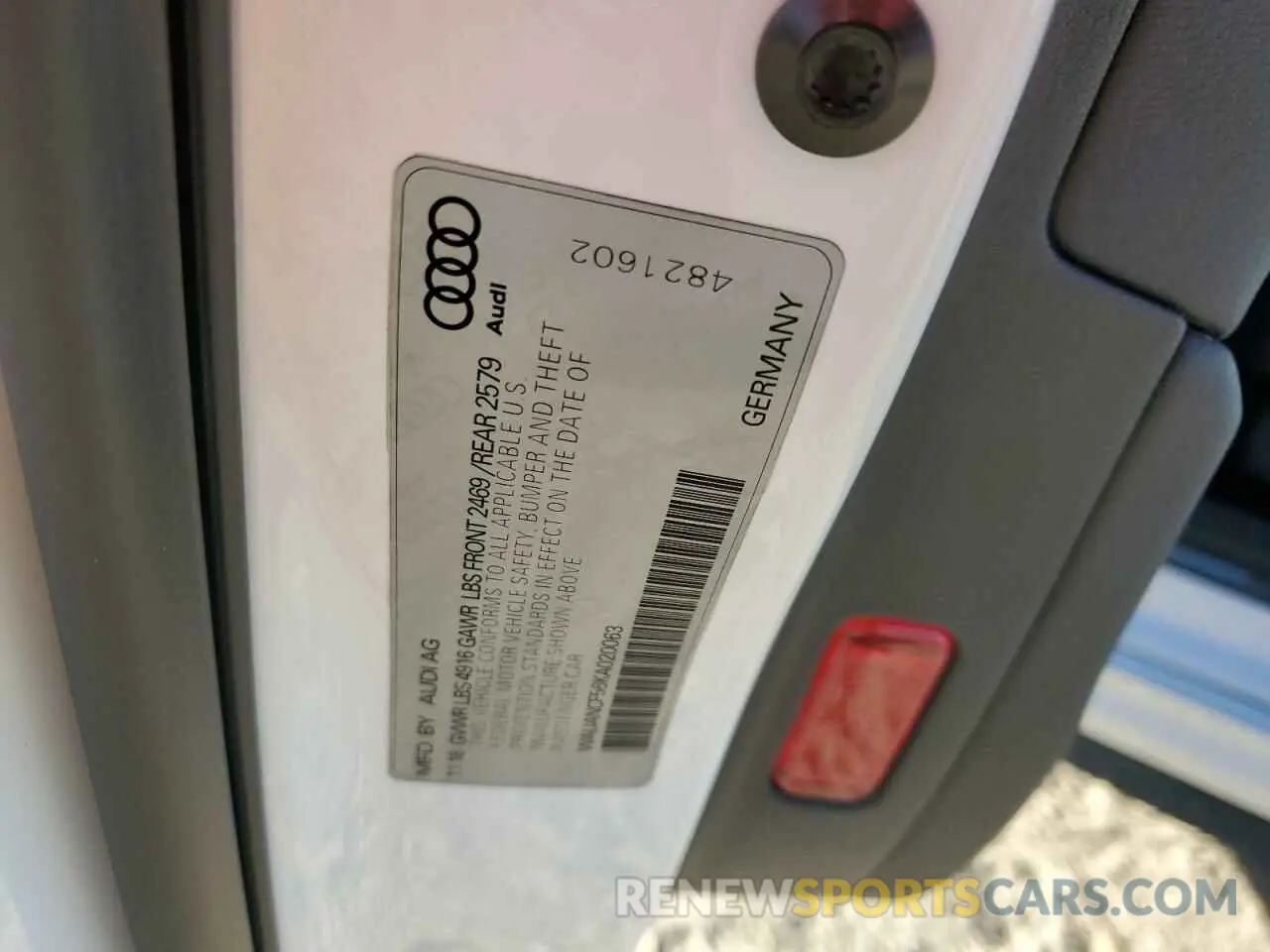 12 fotografías del automóvil dañado WAUANCF56KA020063 AUDI A5 2019