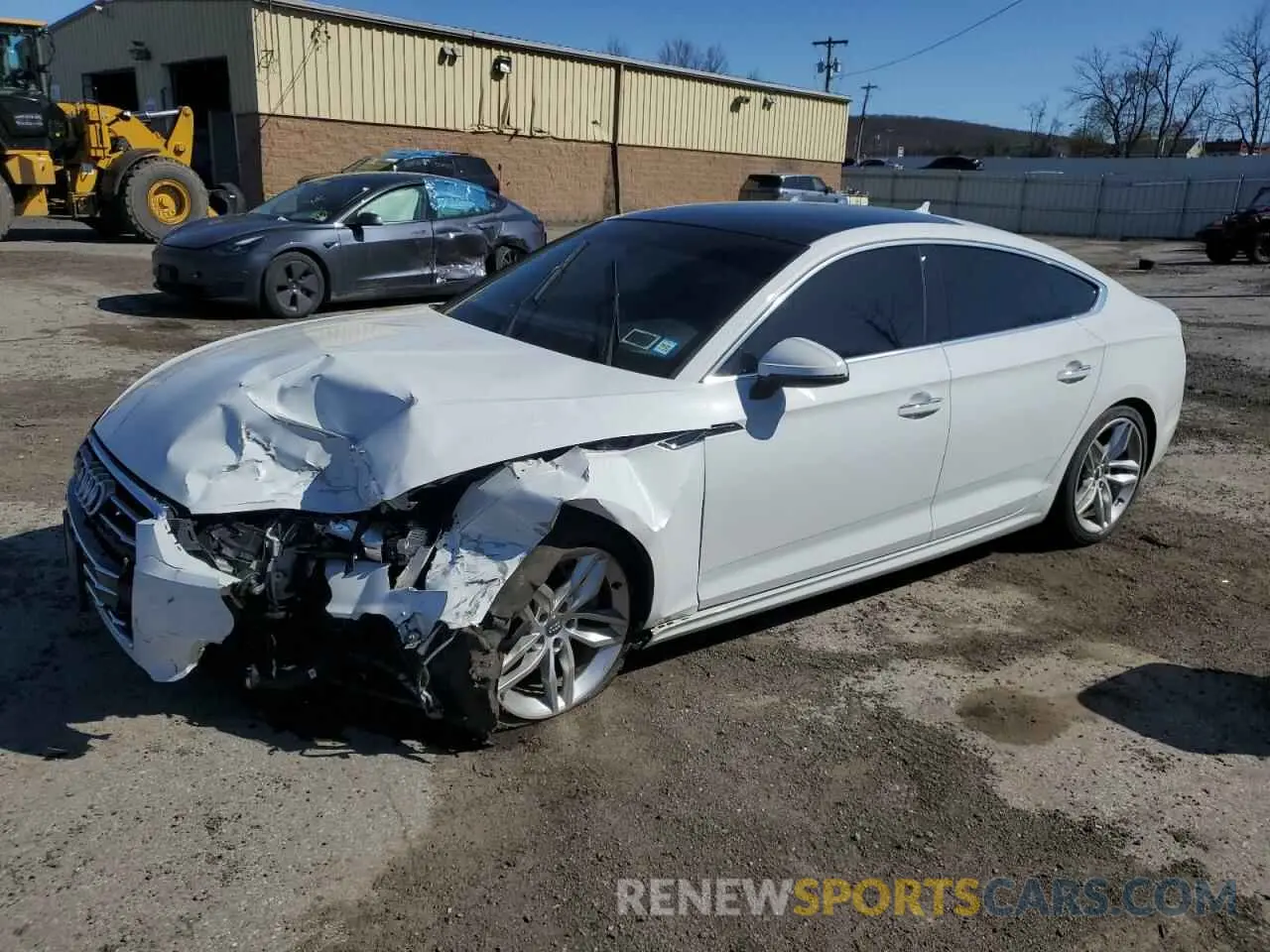 1 fotografías del automóvil dañado WAUANCF57KA044405 AUDI A5 2019