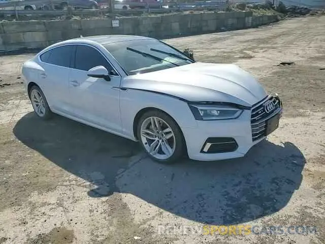 11 fotografías del automóvil dañado WAUANCF57KA044405 AUDI A5 2019