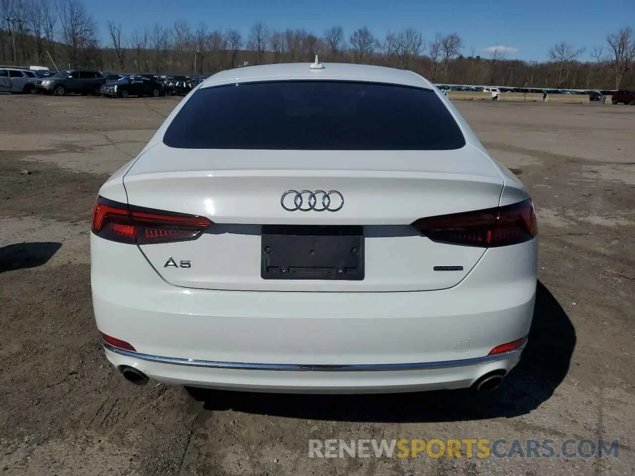 6 fotografías del automóvil dañado WAUANCF57KA044405 AUDI A5 2019