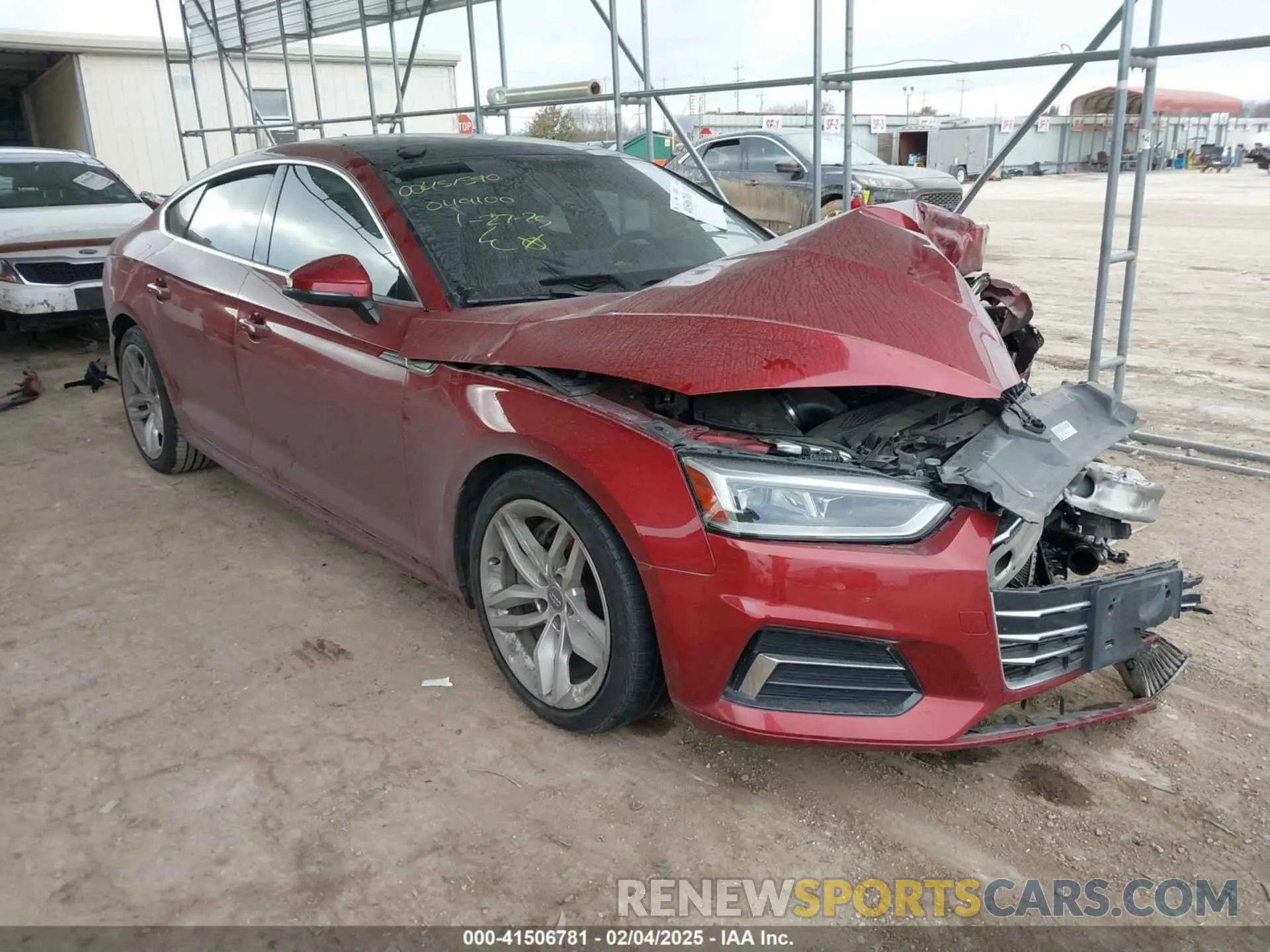 1 fotografías del automóvil dañado WAUANCF5XKA049100 AUDI A5 2019