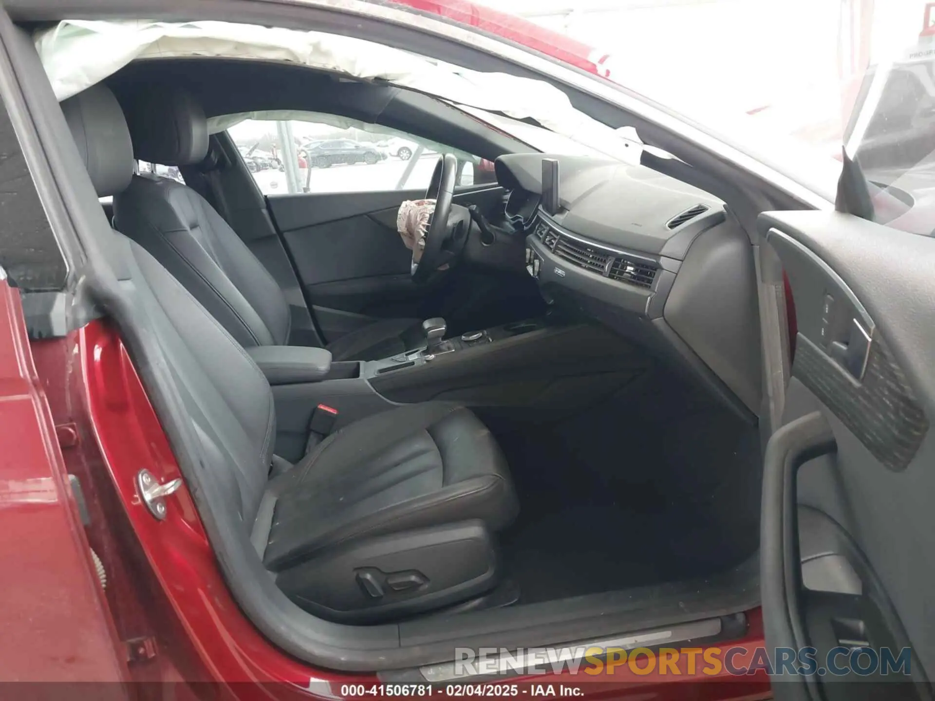 5 fotografías del automóvil dañado WAUANCF5XKA049100 AUDI A5 2019