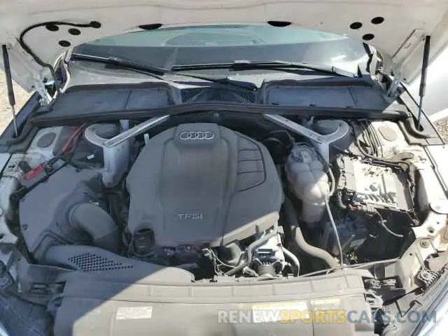 11 fotografías del automóvil dañado WAUANCF5XKA056905 AUDI A5 2019