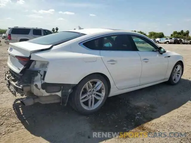 3 fotografías del automóvil dañado WAUANCF5XKA056905 AUDI A5 2019