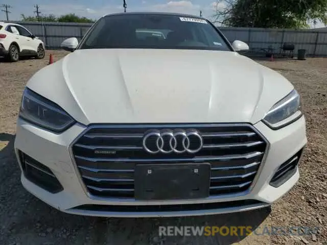 5 fotografías del automóvil dañado WAUANCF5XKA056905 AUDI A5 2019