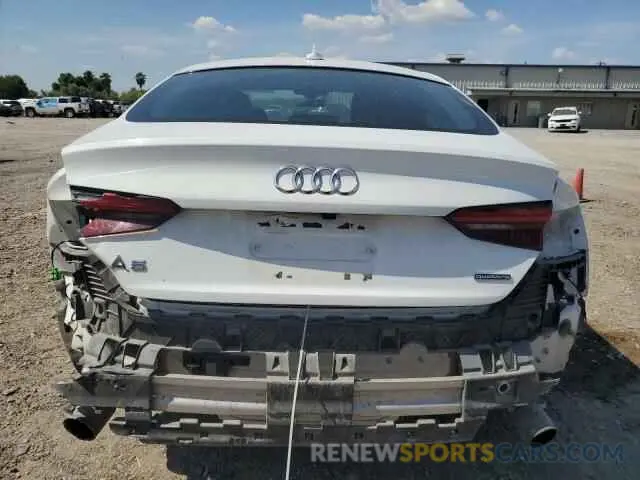 6 fotografías del automóvil dañado WAUANCF5XKA056905 AUDI A5 2019
