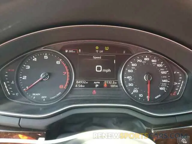 9 fotografías del automóvil dañado WAUANCF5XKA056905 AUDI A5 2019