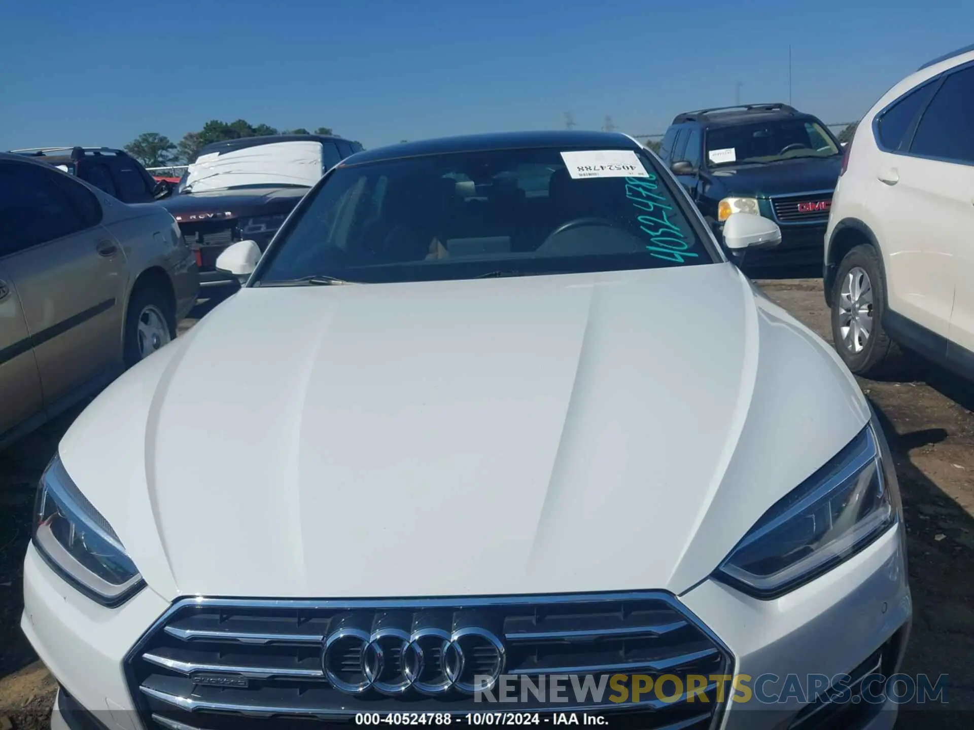 13 fotografías del automóvil dañado WAUBNCF50KA006910 AUDI A5 2019