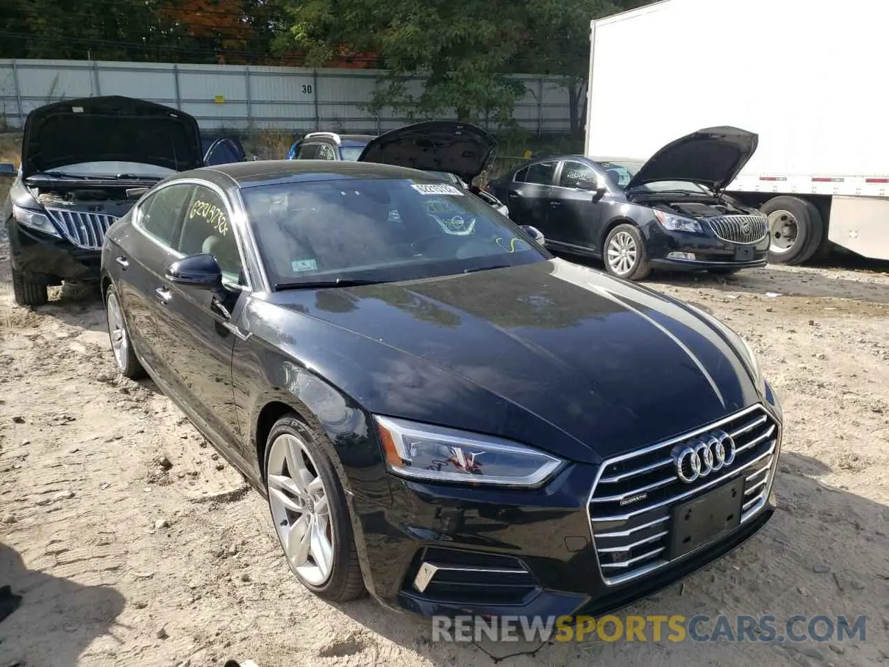 1 fotografías del automóvil dañado WAUBNCF53KA004844 AUDI A5 2019
