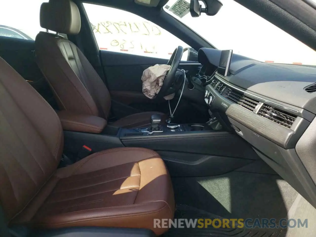 5 fotografías del automóvil dañado WAUBNCF53KA004844 AUDI A5 2019