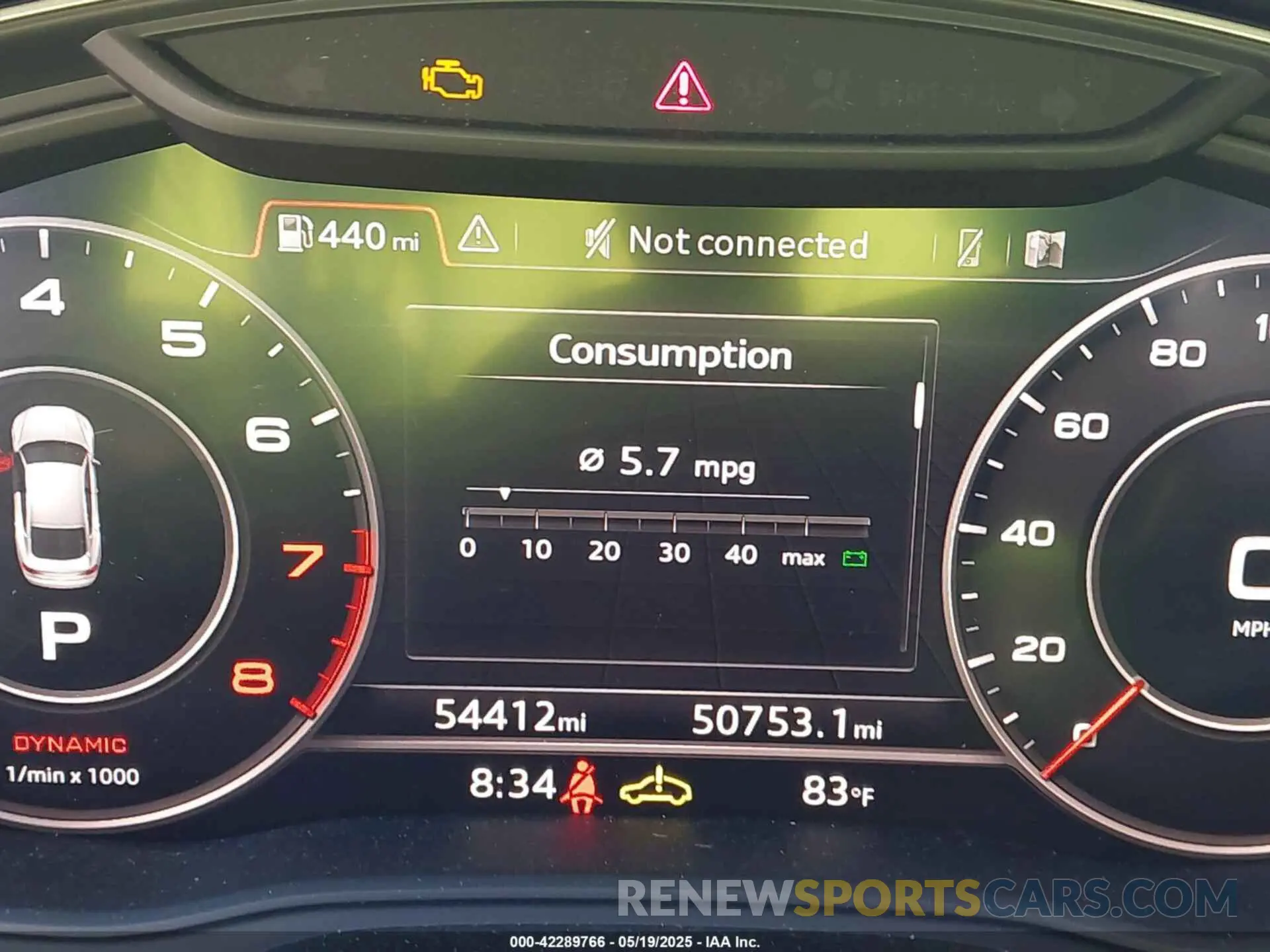 15 fotografías del automóvil dañado WAUBNCF56KA097357 AUDI A5 2019