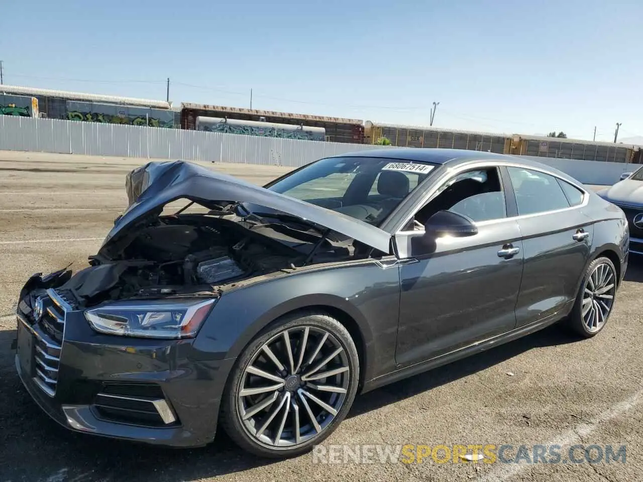 1 fotografías del automóvil dañado WAUBNCF59KA062831 AUDI A5 2019