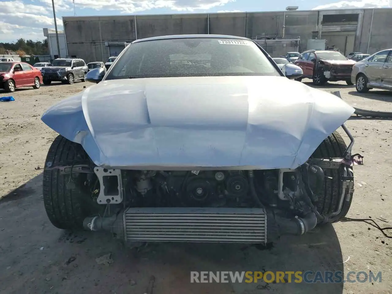 5 fotografías del automóvil dañado WAUBNCF5XKA096082 AUDI A5 2019