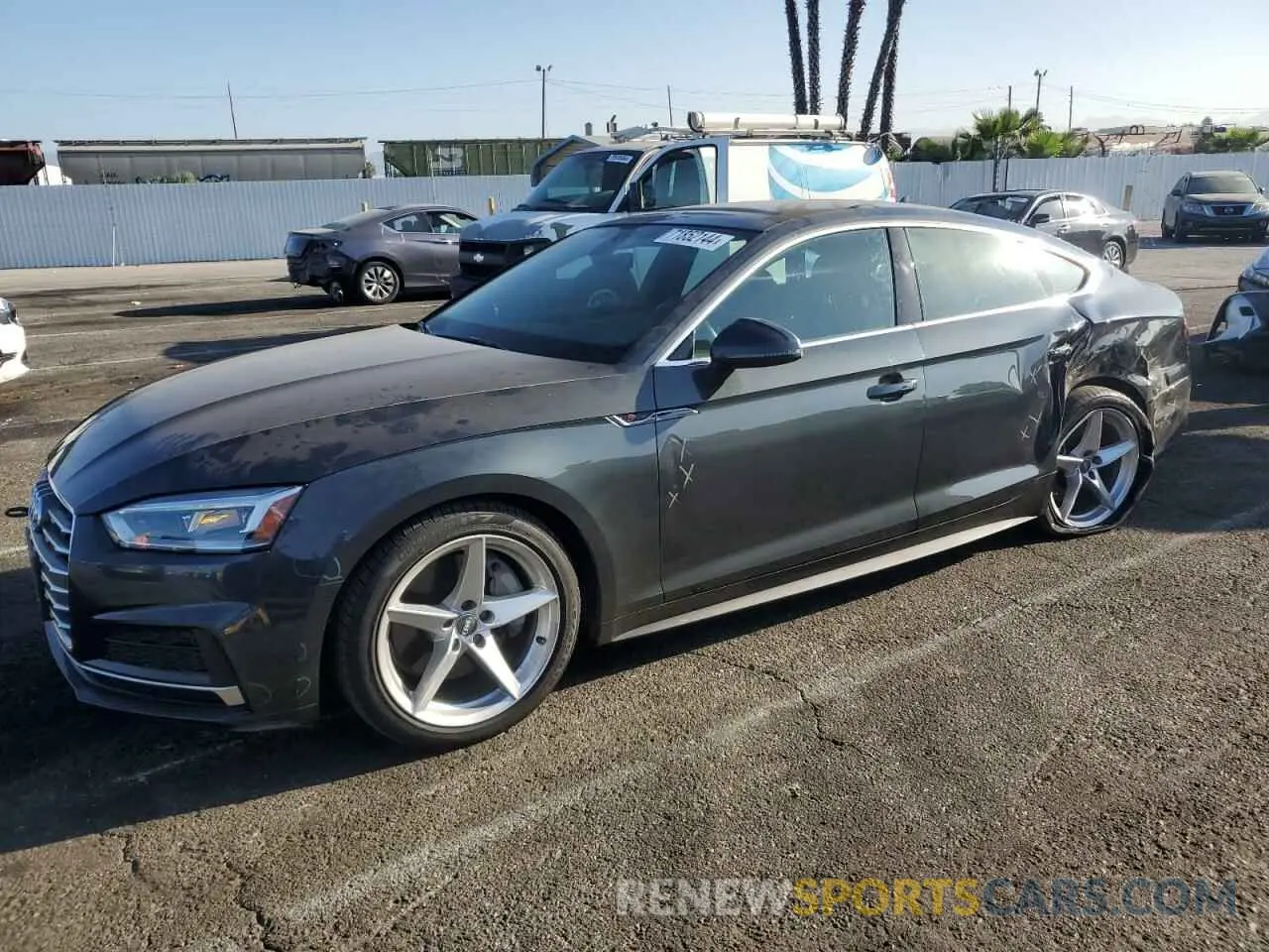 1 fotografías del automóvil dañado WAUDNCF57KA057913 AUDI A5 2019