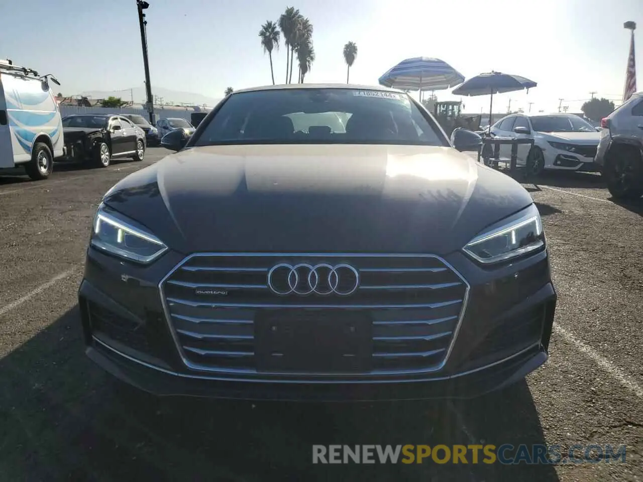 5 fotografías del automóvil dañado WAUDNCF57KA057913 AUDI A5 2019