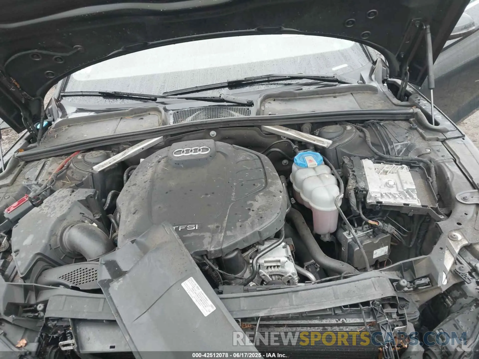 10 fotografías del automóvil dañado WAUENCF50KA018083 AUDI A5 2019