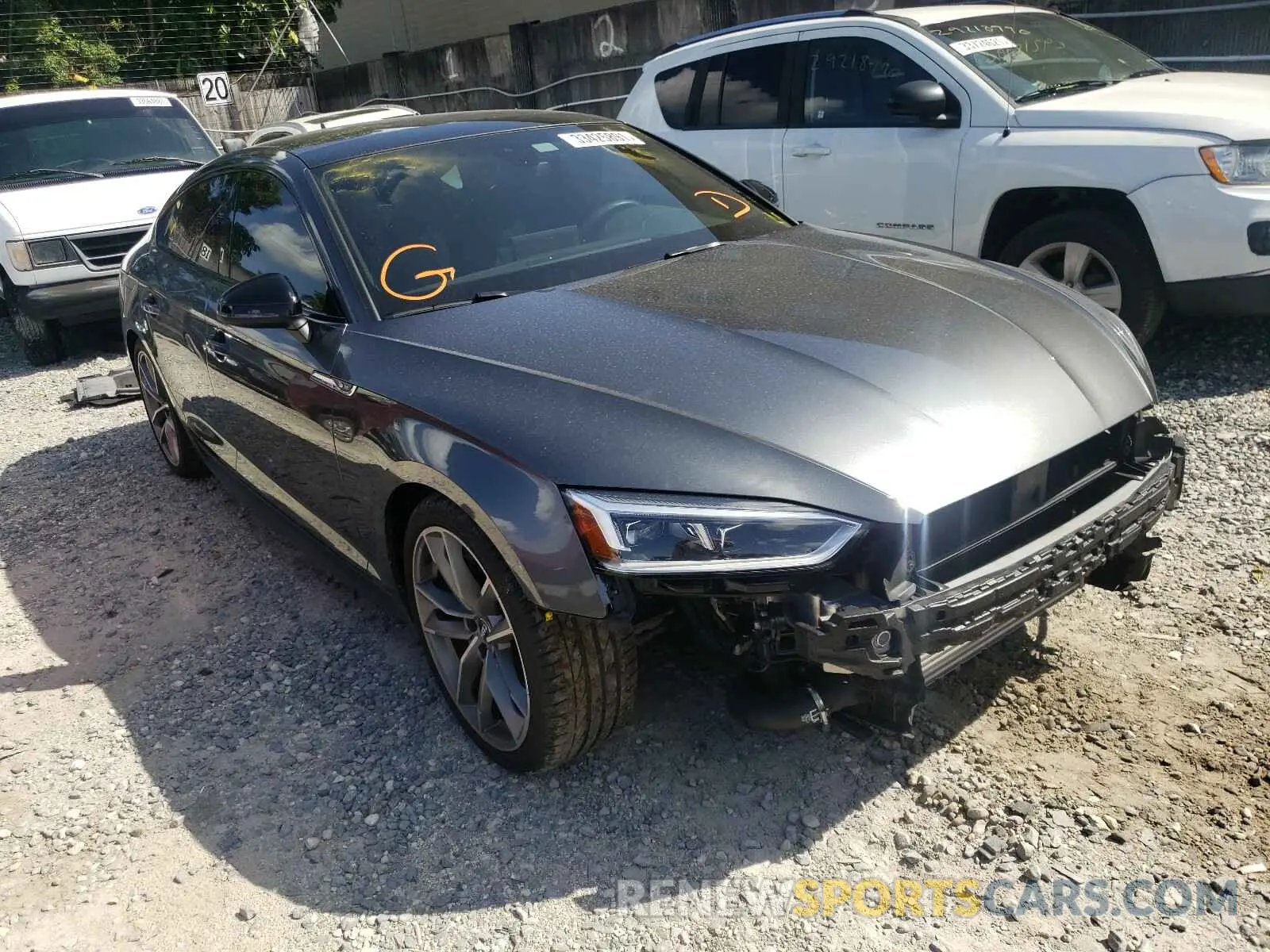 1 fotografías del automóvil dañado WAUENCF50KA094144 AUDI A5 2019