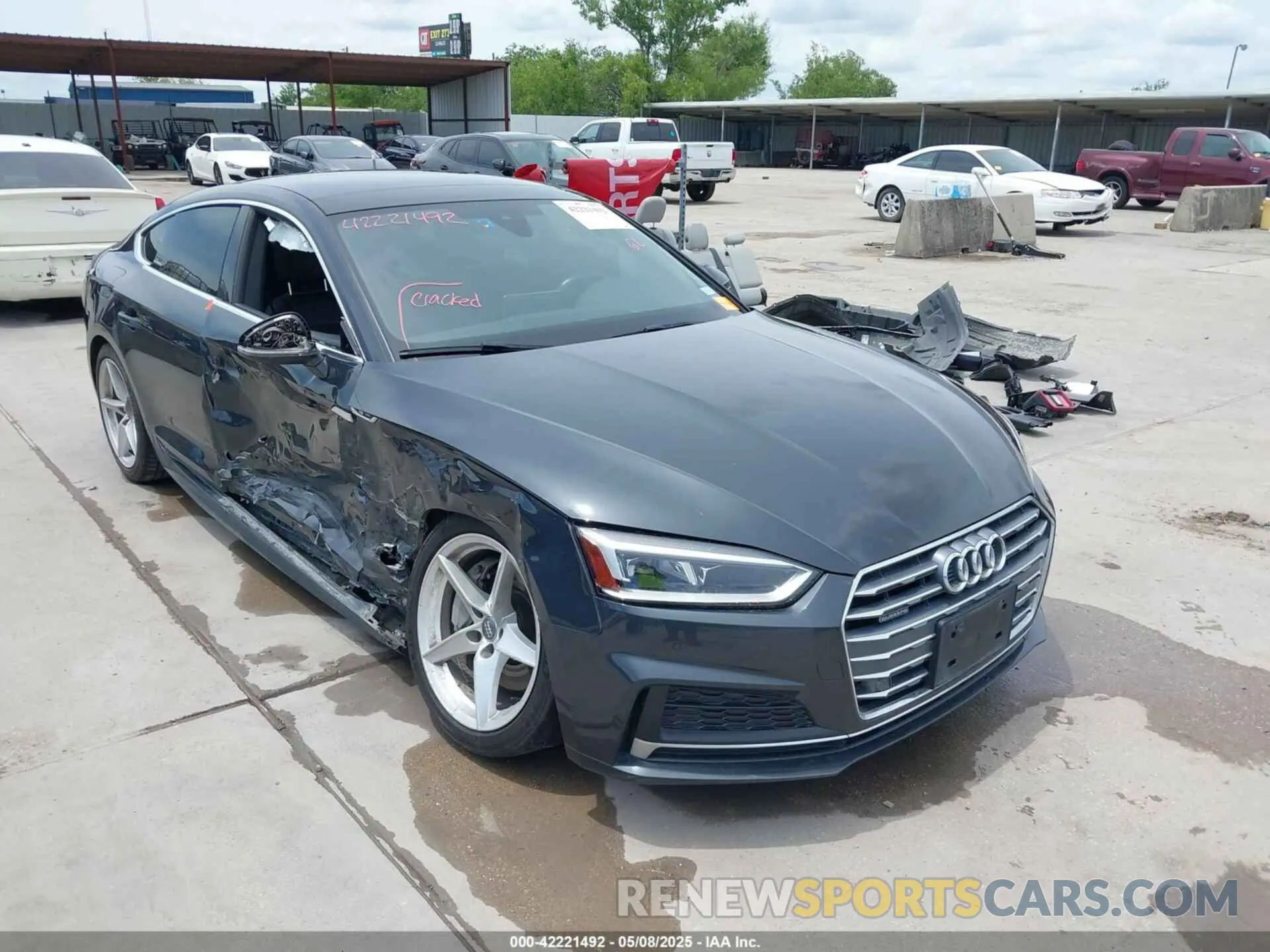 1 fotografías del automóvil dañado WAUENCF51KA008467 AUDI A5 2019
